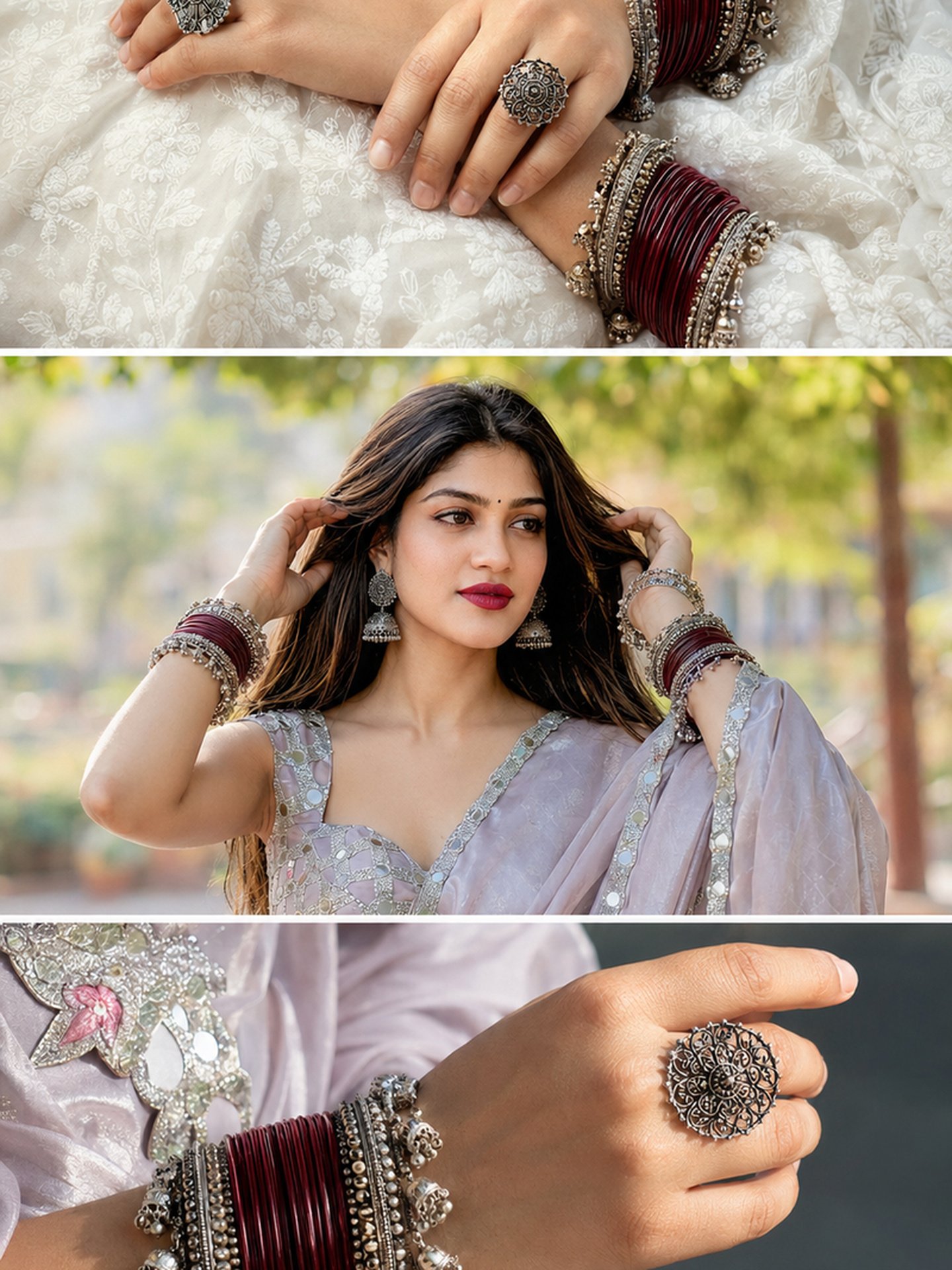 Girls Stylish Portraits photo Editing Prompt