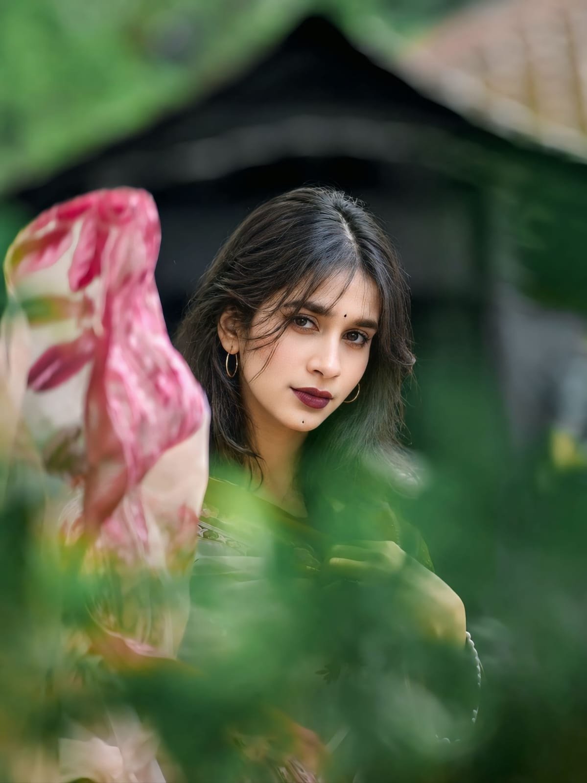 Emerald Garden Elegance 🌿 | Ultra-Realistic Indian Portrait