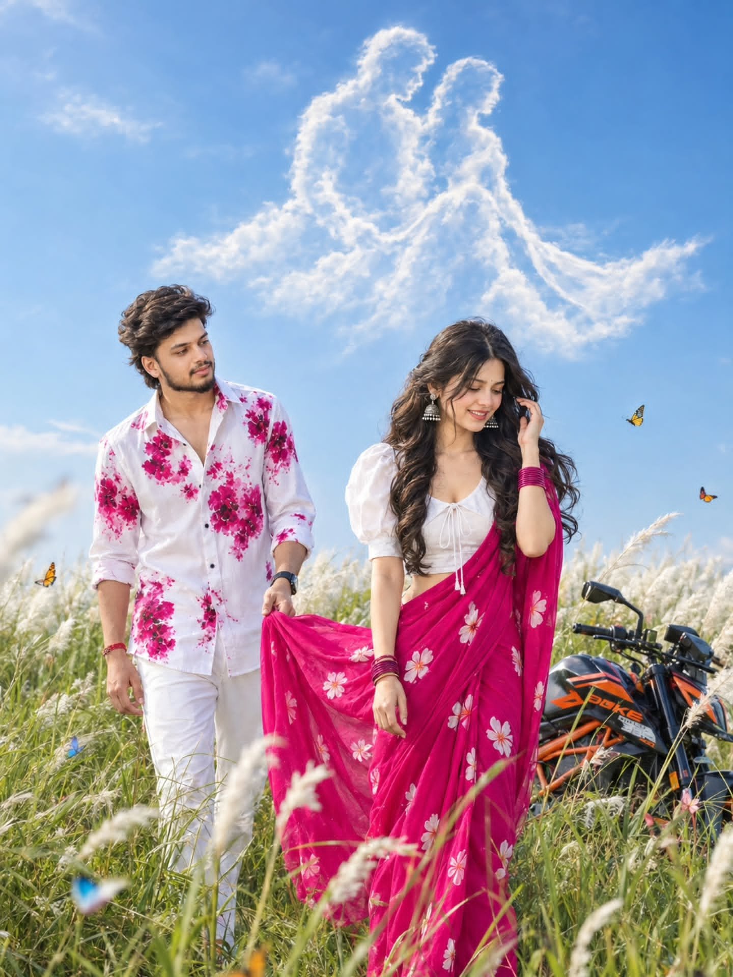 Kans Grass Love Story 🌸 | Romantic Couple Cinematic 8K