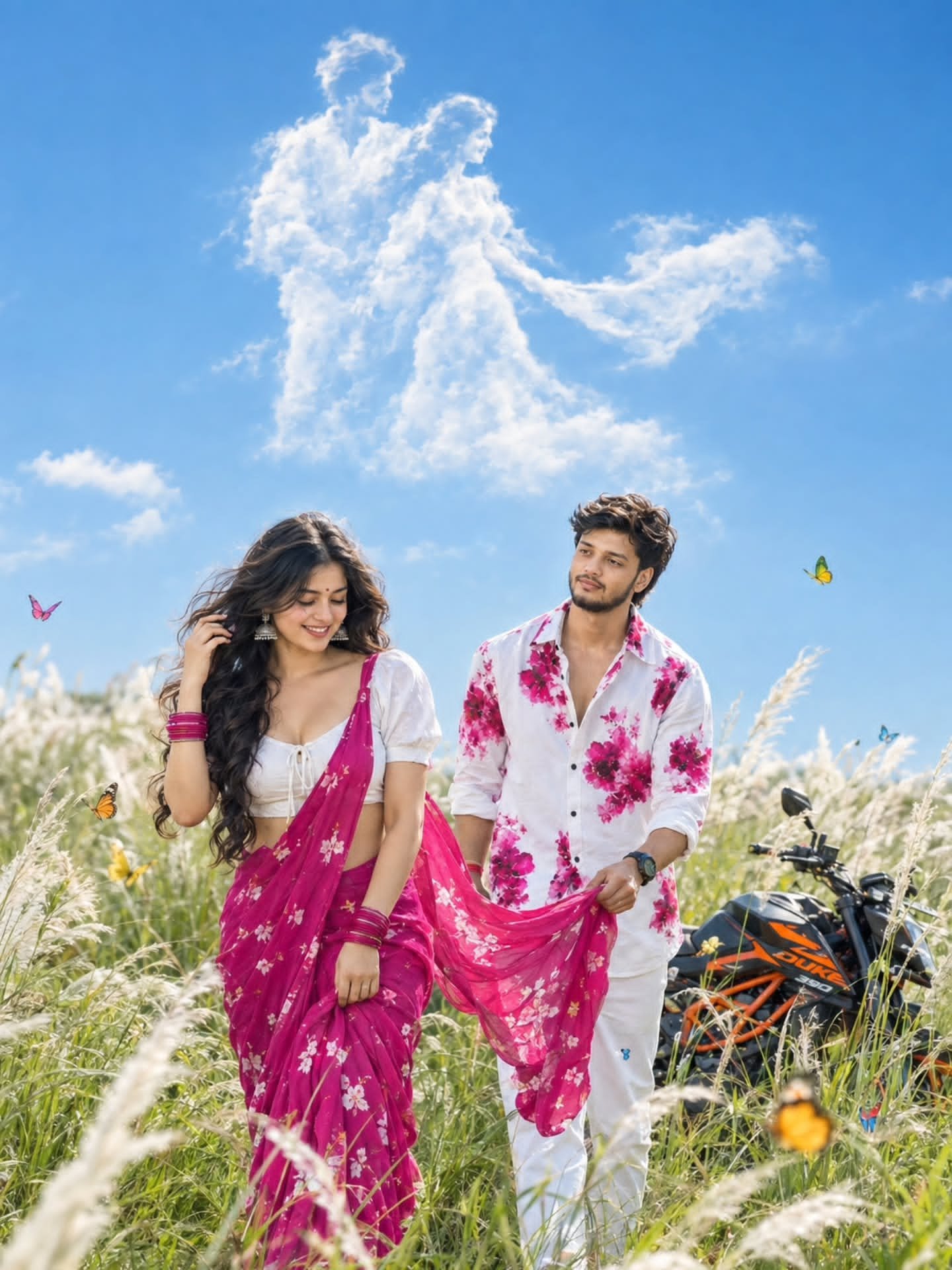 Kans Grass Love Story 🌸 | Romantic Couple Cinematic 8K