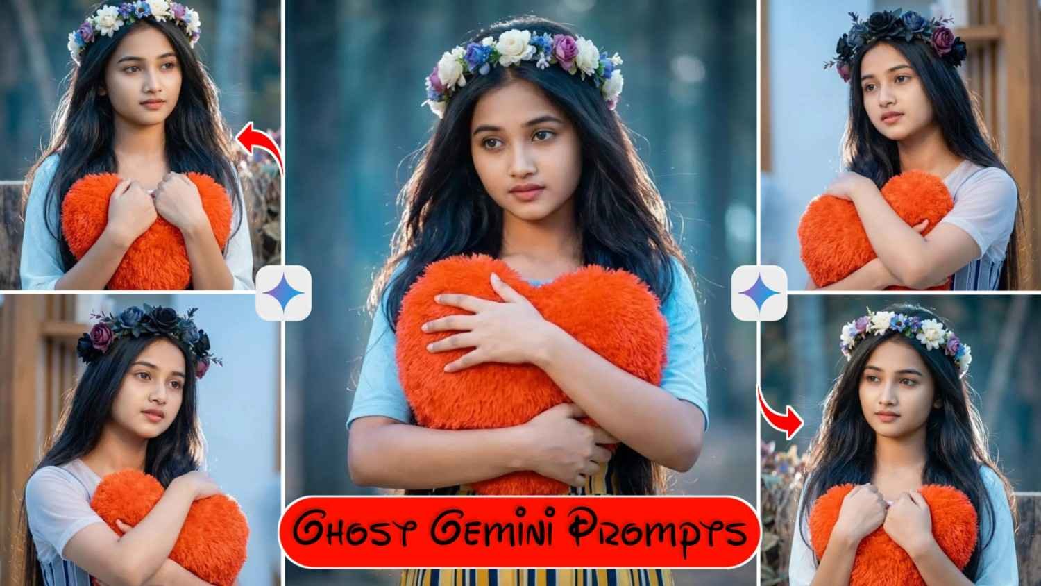 gemini hug day aiphoto editing